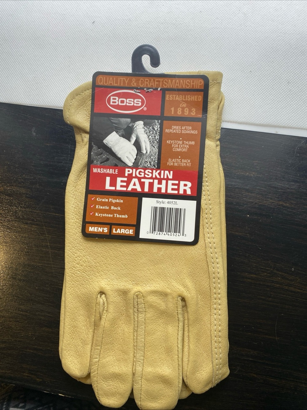 Boss Pigskin Leather Work Gloves